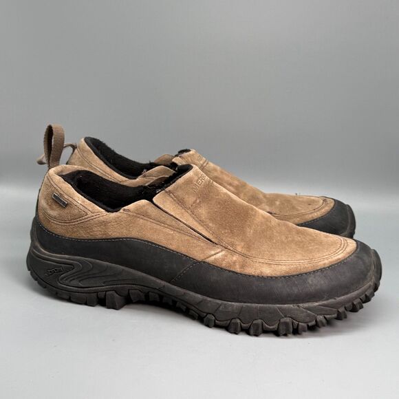 Merrell Shiver Moc 2 Hiking Shoe Men\'s 14 Brown Suede Slip-On Waterproof Outdoor main image 6